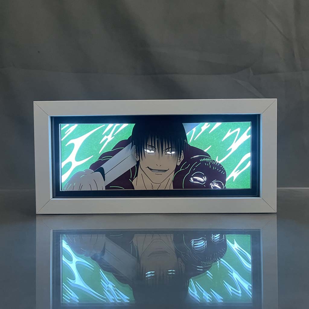 Anime Light Box Jujutsu Kaisen Toji Fushiguro Lamp for Room Decor Led Night Light Lightbox Manga 3d 