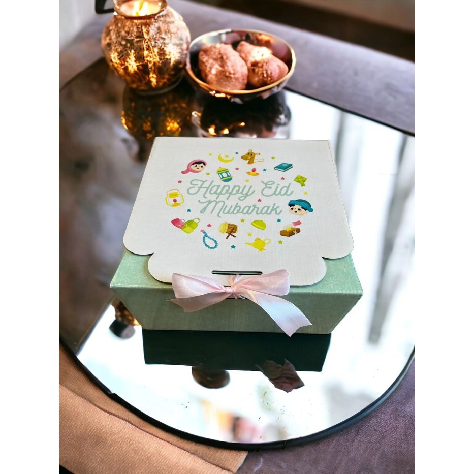

SABI - Dus cake Box kotak kue packaging Lebaran Idul Fitri - 5pcs