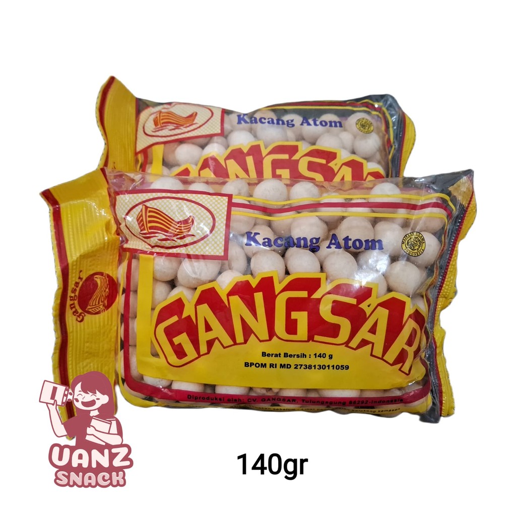 

Gangsar Kacang Atom netto 140 gram