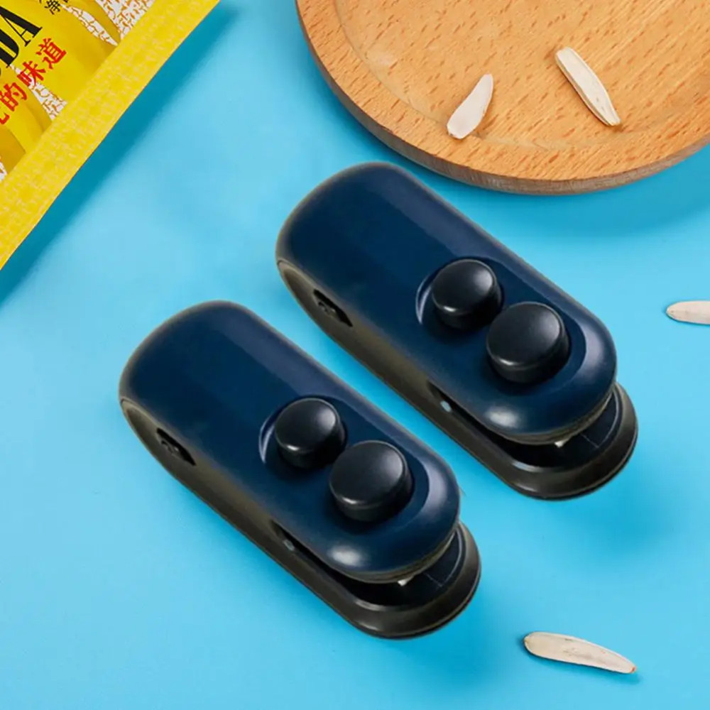 

Mini Hand Sealer Plastik Heat Sealing Machine 400 mAh Dark Blue