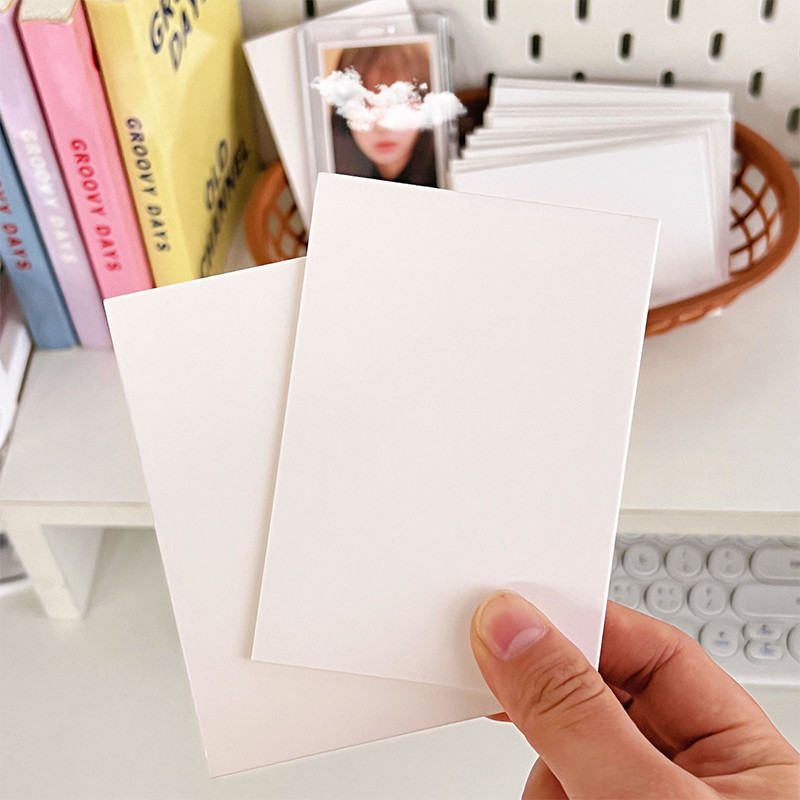 

10pcs DIY Handmade White Thick Paper Card Making Craft Thick Paperboard Cardboard Chipboard Backing Board