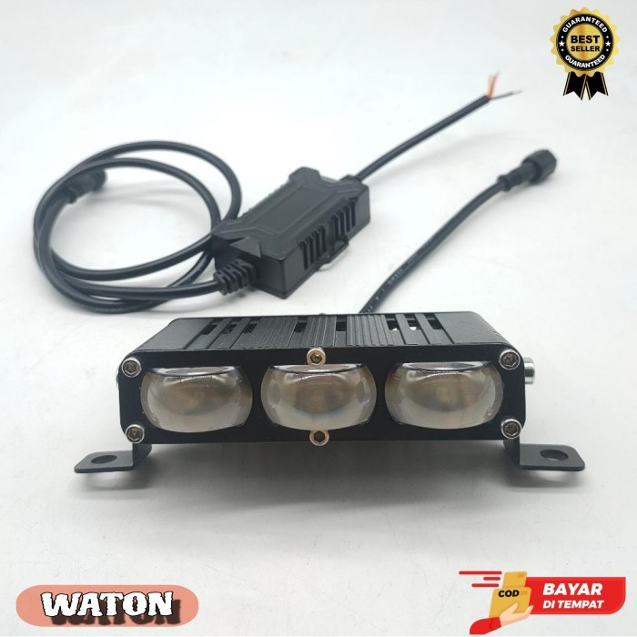 Cod Lampu Tembak Vinyx GT3 Sorot LED Laser Gun D3 Grill Mobil Stang Motor Lasergun 40 Watt 2 Warna P