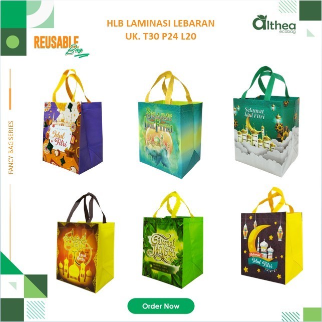 

ALTHEA Tas Hampers Lebaran Premium I Tas Lebaran Laminasi Ukuran 30x24x20