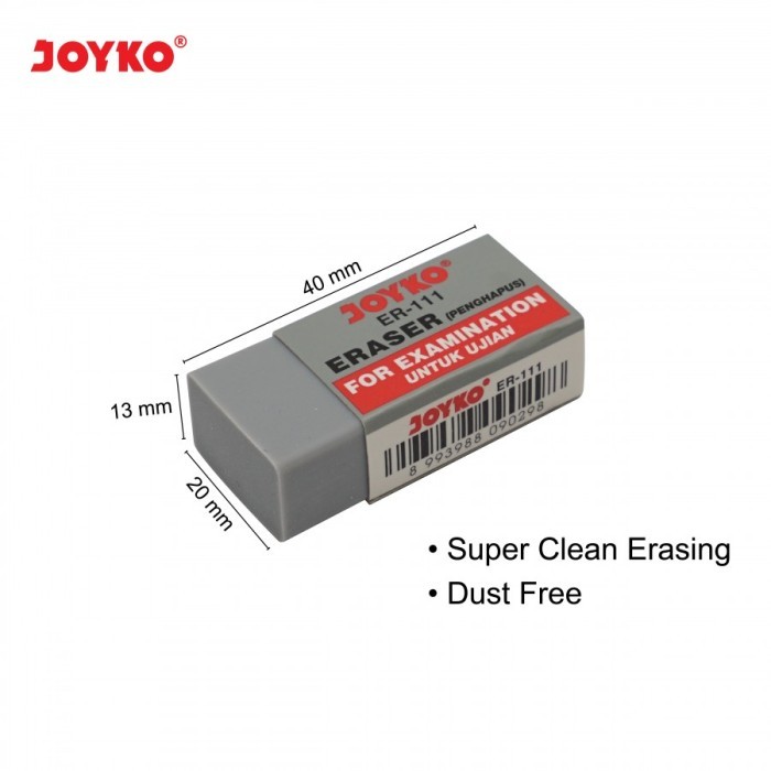 

Eraser / Penghapus Joyko ER-111 Untuk Ujian - eceran