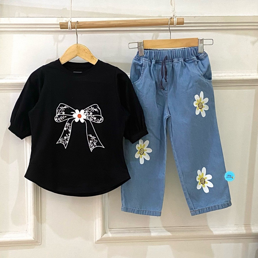 Galery setelan baju anak perempuan usia 3-12 tahun kaos anak cewek model blus /Terbaru