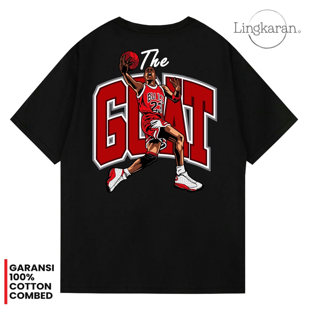 KAOS DISTRO ORIGINAL CATTON COMBED  SUPER PREMIUM BASKET JORDAN 23 009 BAJU ATASAN PRIA DAN WANITA