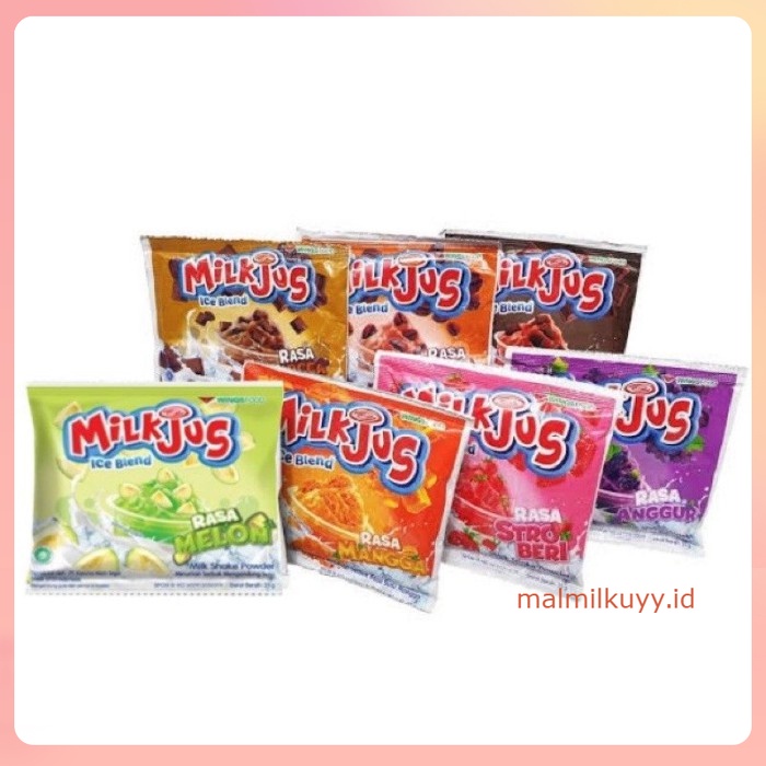 

MILKJUS MINUMAN SERBUK ANEKA RASA SUSU (1 RENCENG ISI 10 SACHET)