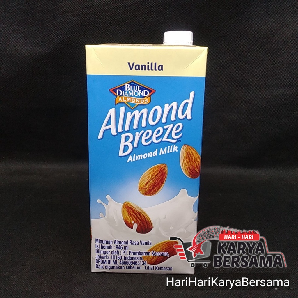 

MINUMAN SUSU ALMOND BREEZE ALMOND MILK RASA VANILLA 946ML