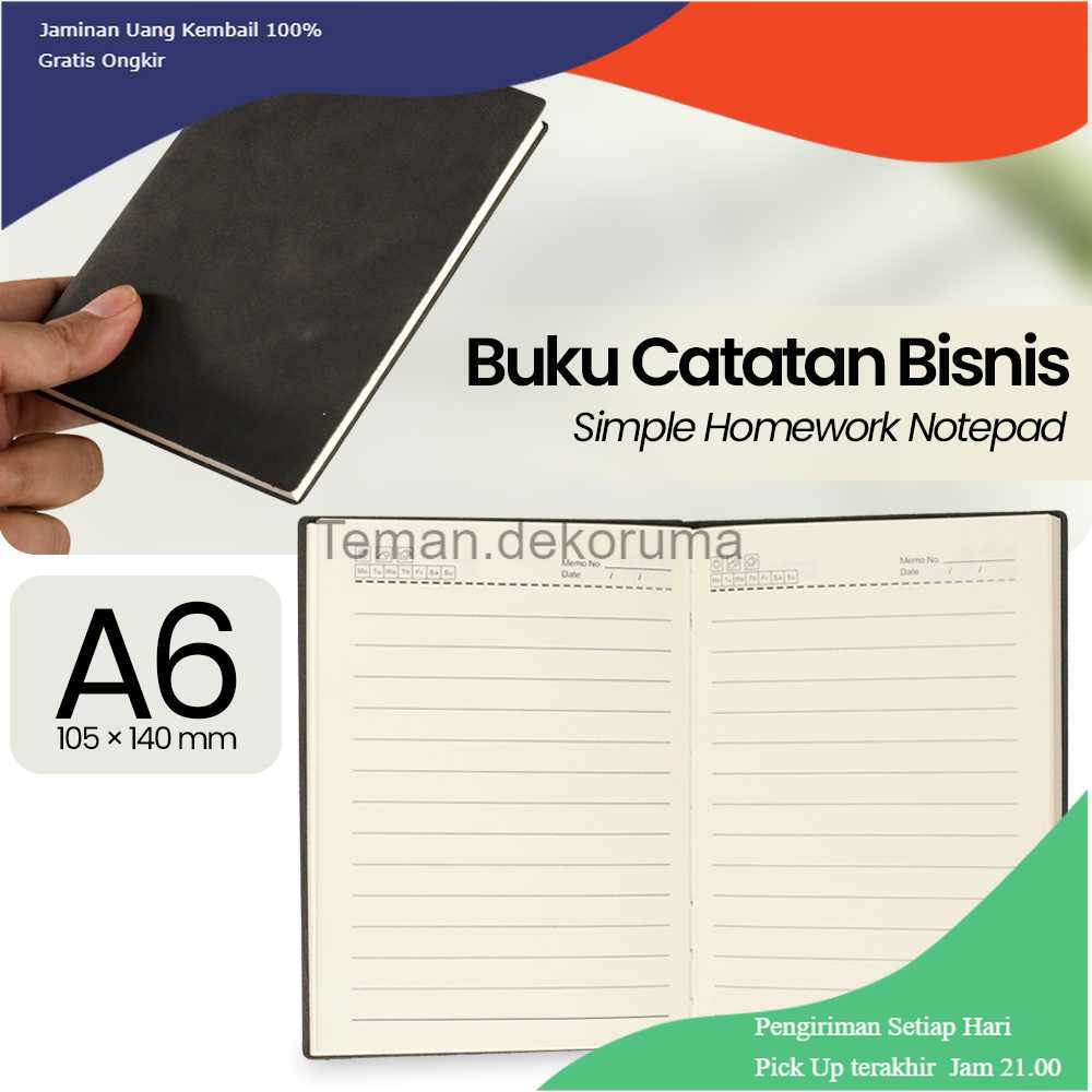 

TD - ATK Noverty Buku Catatan Bisnis Simple Homework Notepad A6 - 173