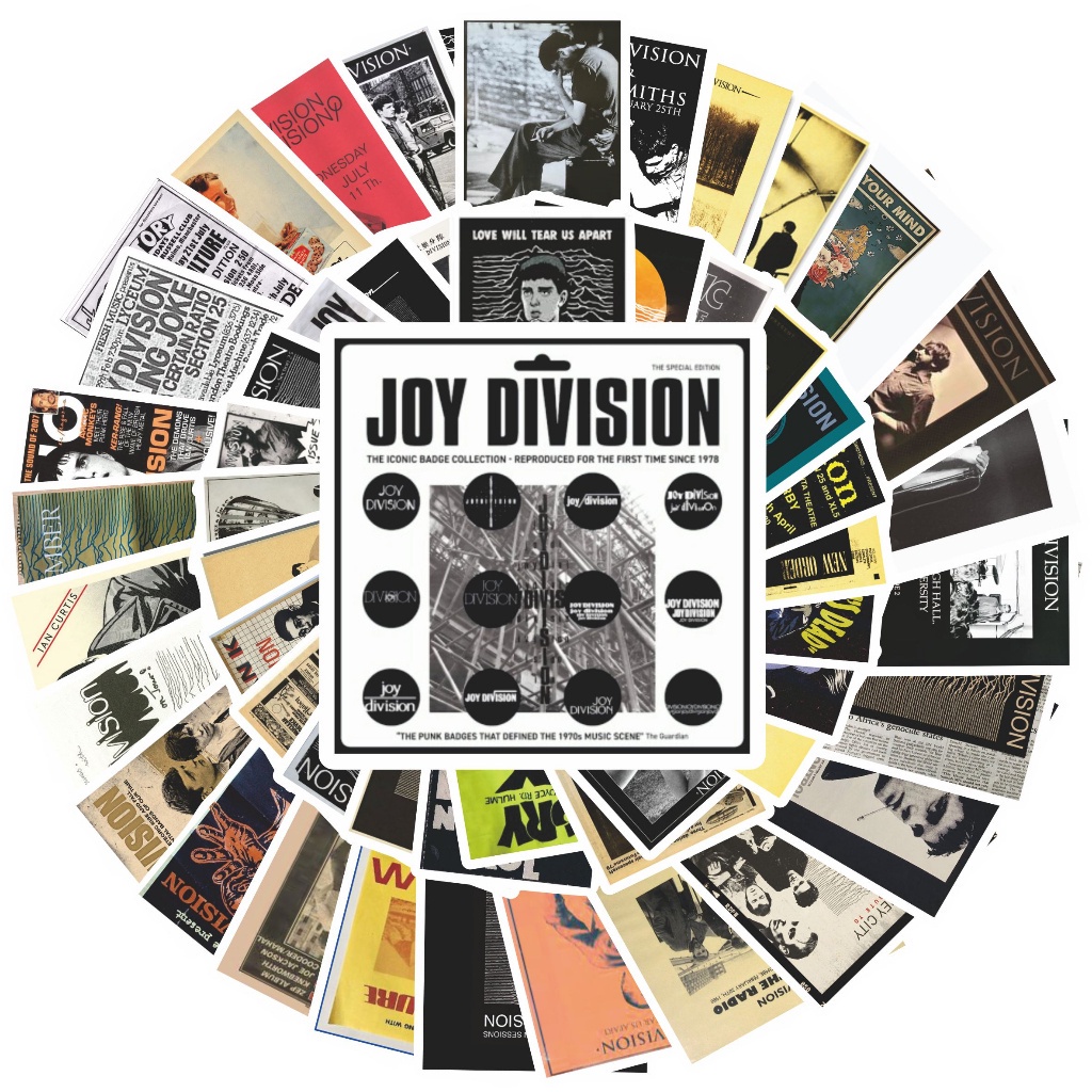 

COD100 Pcs Vintage Poster Division Joy Happy Split Kraft Retro Colorfull Keren Anti Air Untuk Dekorasi Notebook Sepeda Skateboard Handphone DIY