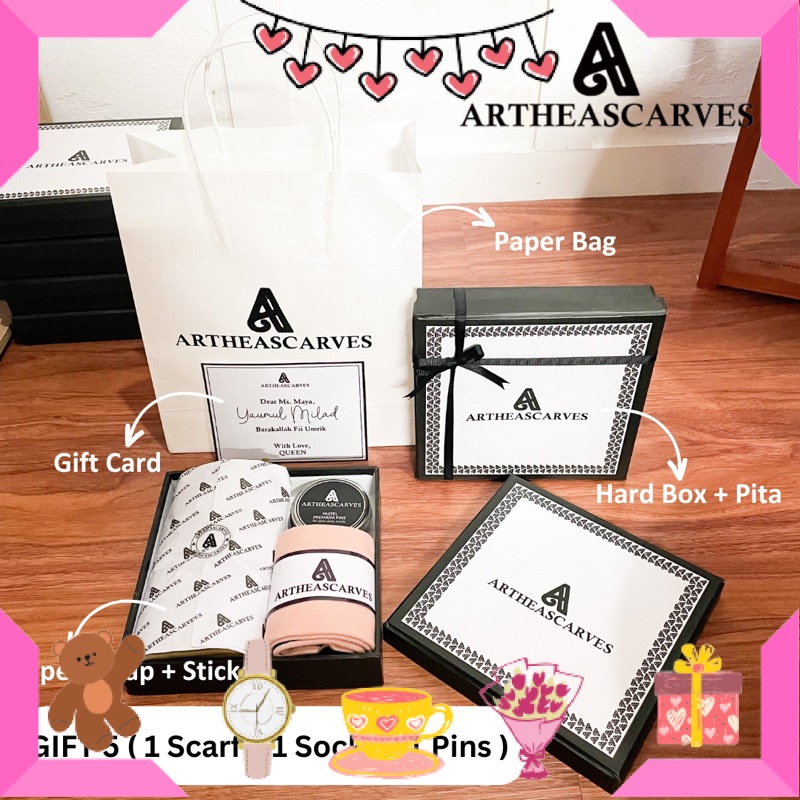 

HAMPERS BAYI ANAK MUDA REMAJA PACAR ISTRI BIKIN ROMANTIS ANNIVERSERY/ Gift Box Hampers Exclusive By ARTHEASCARVES (Only Wrapping box) / ULTAH LAHIRAN WISUDA JADIAN
