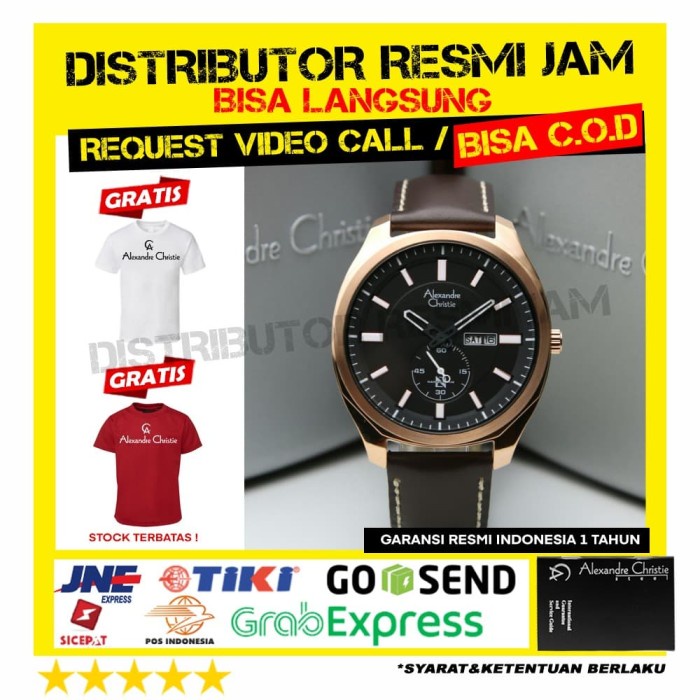 JAM ALEXANDRE CHRISTIE PRIA AC 6550 6550MS AC6550MS ROSEGOLD BROWN