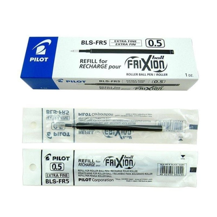 

Isi Pen PILOT Frixion / Refill Pulpen Frixion 0.5 / 0.7 mm - 0.5 mm