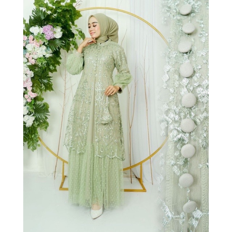 GAMIS DREES SHANUM KANCING DEPAN-GAMIS TERBARU-GAMIS BROKAT-GAMIS PESTA-GAMIS KONDANGAN-GAMIS BUSUI-