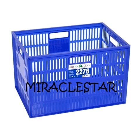 

Container 2278 Green Leaf Keranjang Industri Serbaguna Lubang GOJEK