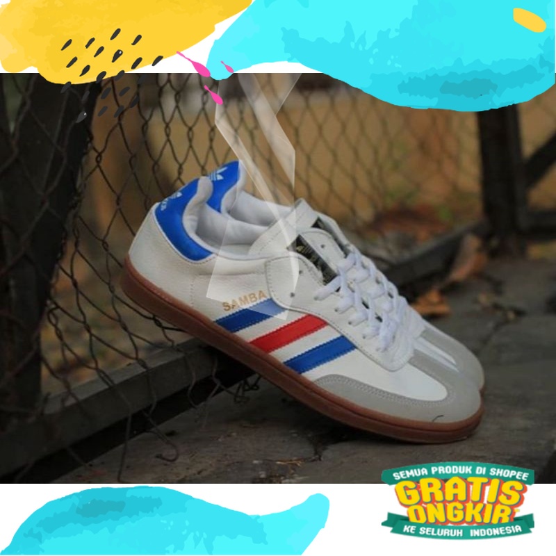 sepatu Adidas samba white black casual sneaker pria | sepatu adidas spezial Bisa Bayar di Tempat COD