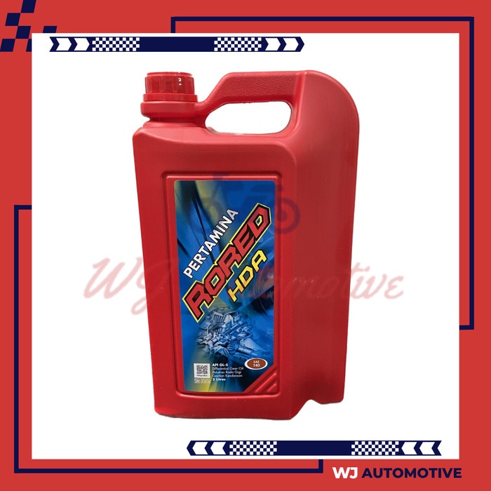 Pertamina Rored HDA 140 5 Liter Oli Gardan Transmisi HDA SAE140 5Liter Oli Gearbox Mobil Manual Gear