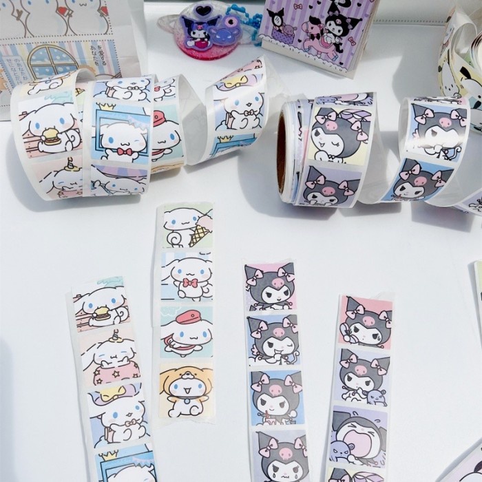 

200 Lembar Stickers Sanrio Stiker Anak Kuromi Cute Lucu Rekat - HELLO KITTY