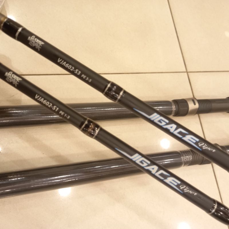 Joran Spinning VIPER Jig Ace 602-S1 PE 1-3 & 602-S3 PE 3-5 joran pancing | joran spinning | joran ji