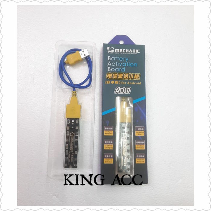 TOOLS KABEL TEMBAK BATERAI FOR ANDROID MECHANIC AD17 ACTIVATION PLATE