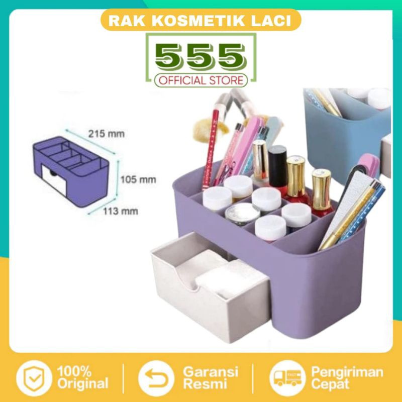 Rak Kosmetik Laci Atk Tempat Penyimpanan Multifungsi Rak Serbaguna