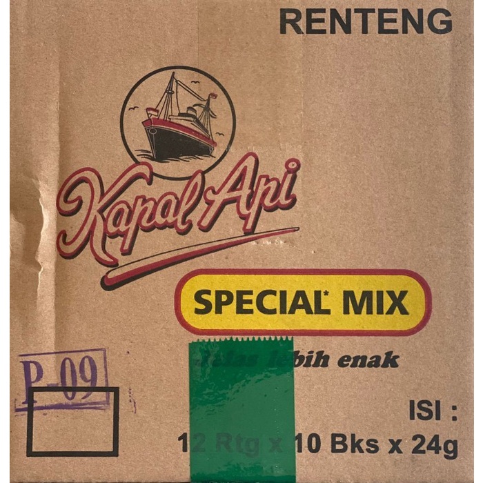 

ACTYN KOPI KAPAL API SPESIAL MIX 1 DUS ISI 12 RENTENG TK