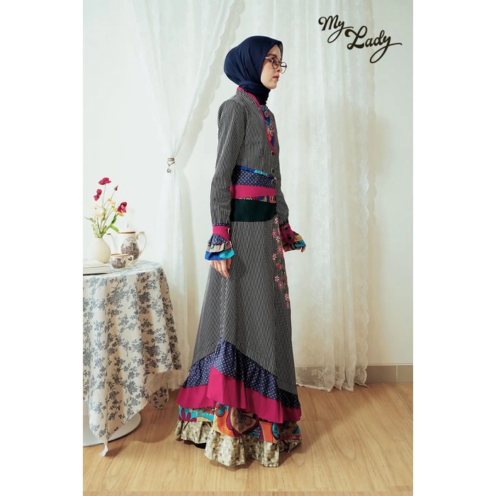 TUNEECA Gamis Freesia - T-0523012 I Gamis Mewah Elegan-4