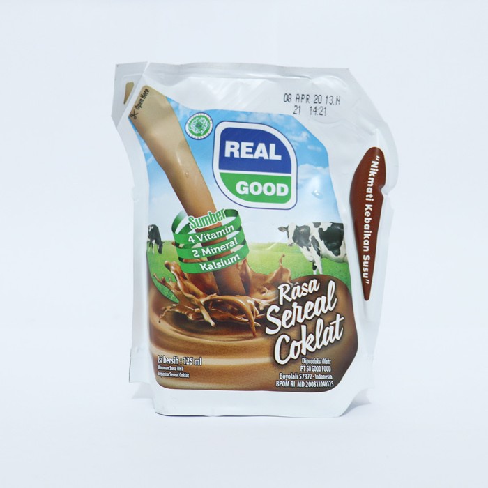 

Real Good Pouch Rasa Sereal Coklat 125ml