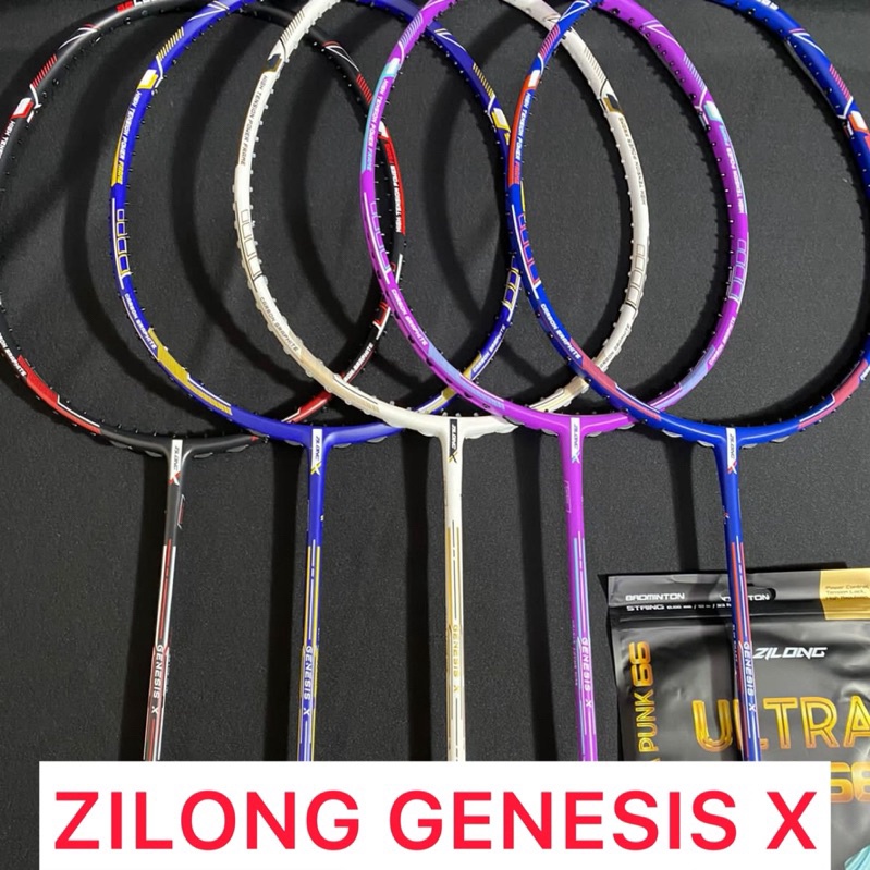 Raket Badminton ZILONG 38LBS GROUND ZERO WAVENAMI XENOCAGE NOVAPUNK LORD GUN LORDGUN SHOCKWAVE 300 G