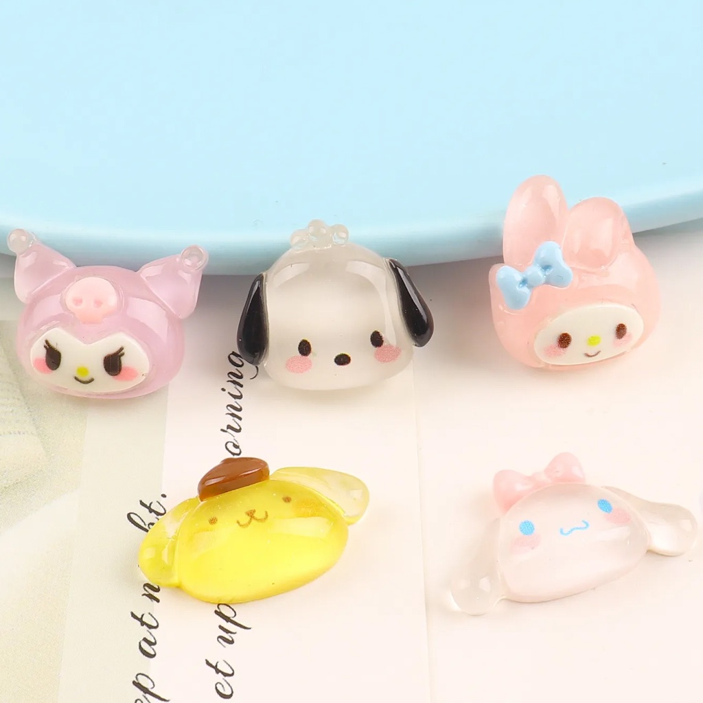 MurmerOfficial DIY Aksesoris Tempel Sanrio Lucu Cute Aksesoris Resin Colourfull Korea A103