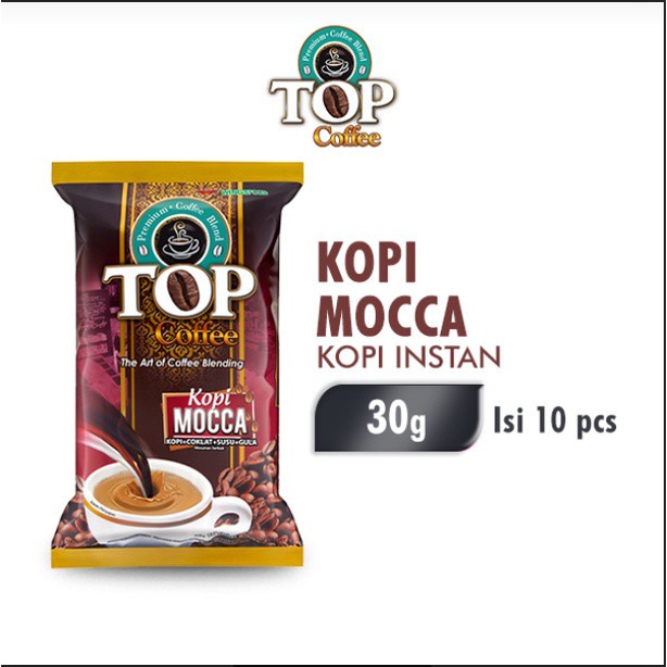 

Top Coffee Kopi Instan Mocha Pack 30 gr isi 10 pcs