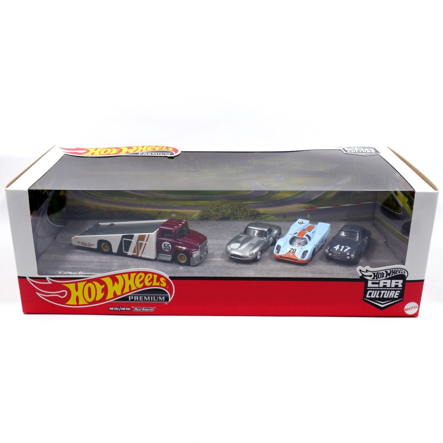 Hot Wheels Premium Team Transport  Wallmart Exc Set