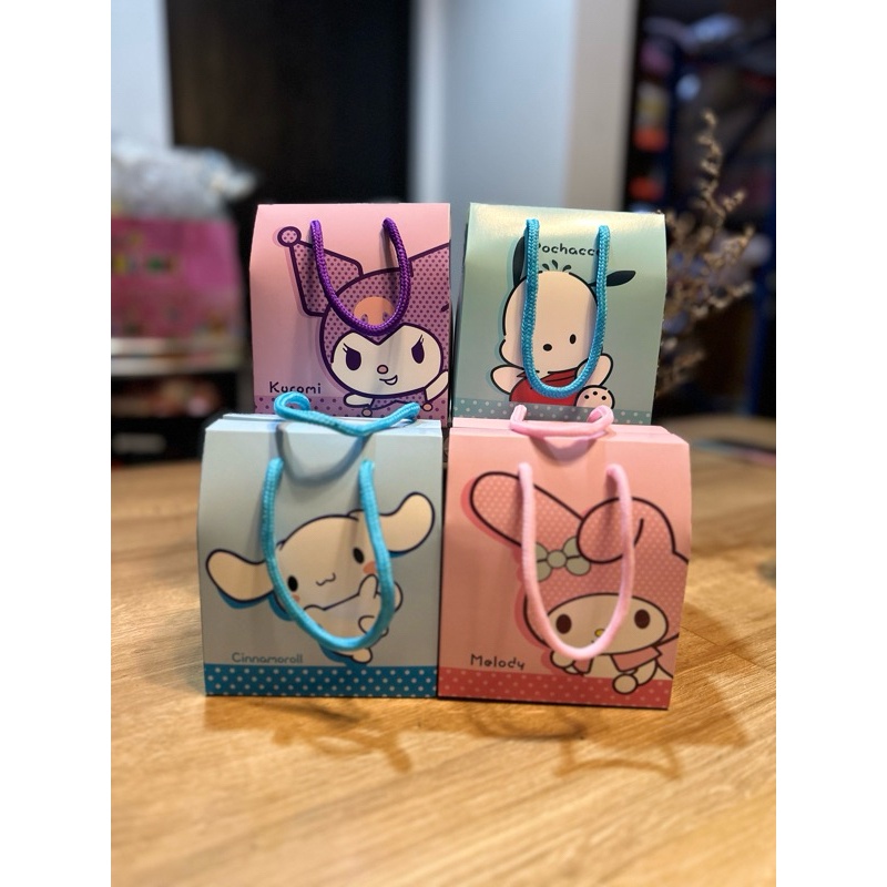 

(SYQ) Kotak Souvenir Snack Kado Sanrio Kuromi Cinnamorol Melodi Pocha / Paper Bag Sanrio / Goodie Bag Sanrio Lucu