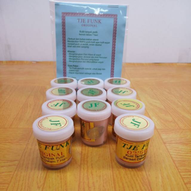 TJE FUNK CREAM/TJE FUNK LUSINAN/CREAM JF ORIGINAL MURAH /PENCERAH WAJAH/KRIM WAJAH/KRIM MURAH