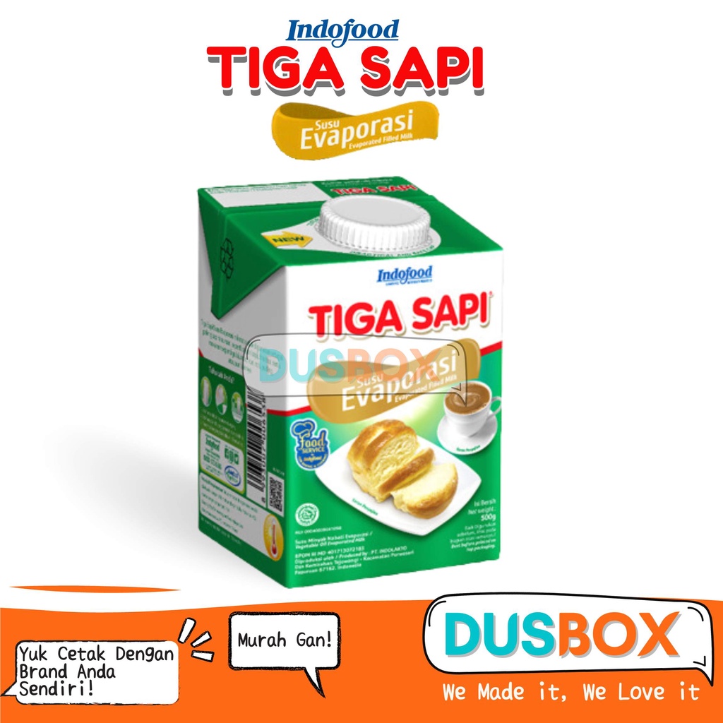 

Susu Evaporasi Tiga sapi 500ml / Susu Tiga sapi / Susu Evaporasi 500gr