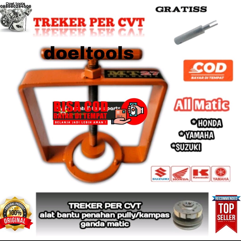 Treker kampas CVT matic Alat buka per CVT matic universal