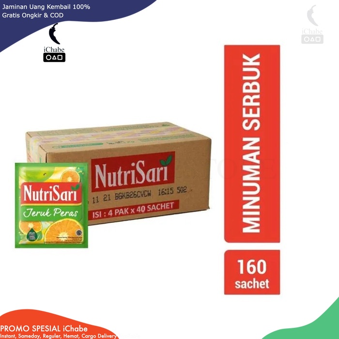 

[BISA COD] DS NUTRISARI 1 DUS=160 PCS SERBUK