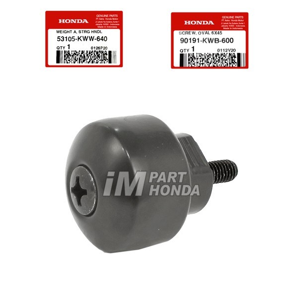 53105-KWW-640 90191-KWB-600 Baut & Jalu Stang Revo 110 Supra X 125 Fi