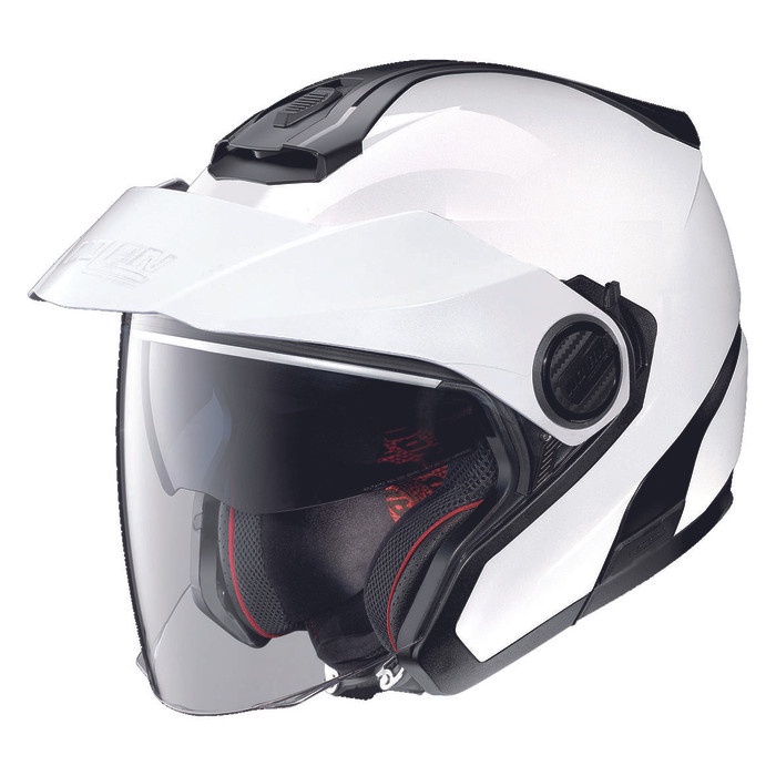 Nolan N40-5 Classic N-COM Metal White