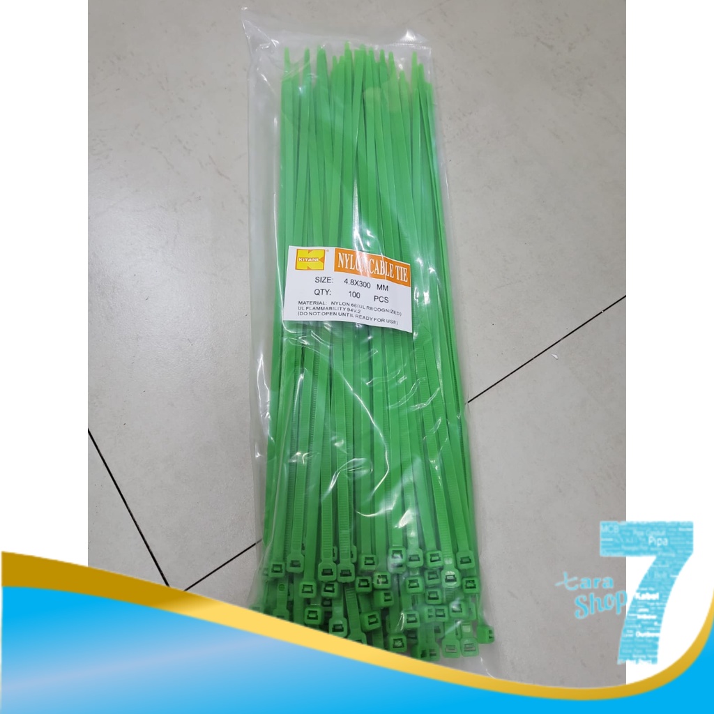 

Kitani Kabel Ties 30cm x 4,8mm Hijau