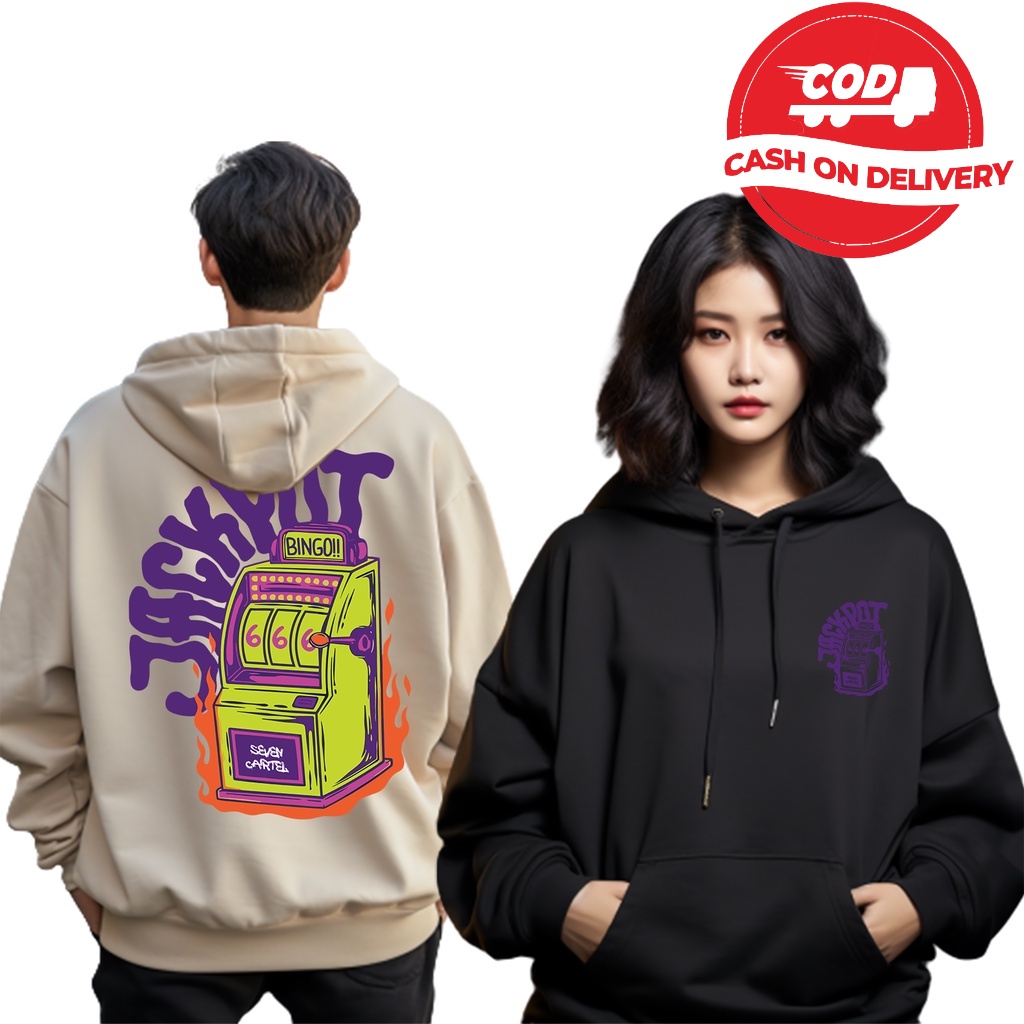 ( Promo COD ) Hoodie Motif Jackpot SC Hoodie Keren Jackpot Skater Sweatshirt Crewneck Sweater Hoodie