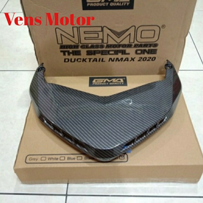 Ducktail Nmax 2020 - 2022 New Carbon NEMO/ Sirip Lampu Belakang Nmax - Nmax 2020-2022