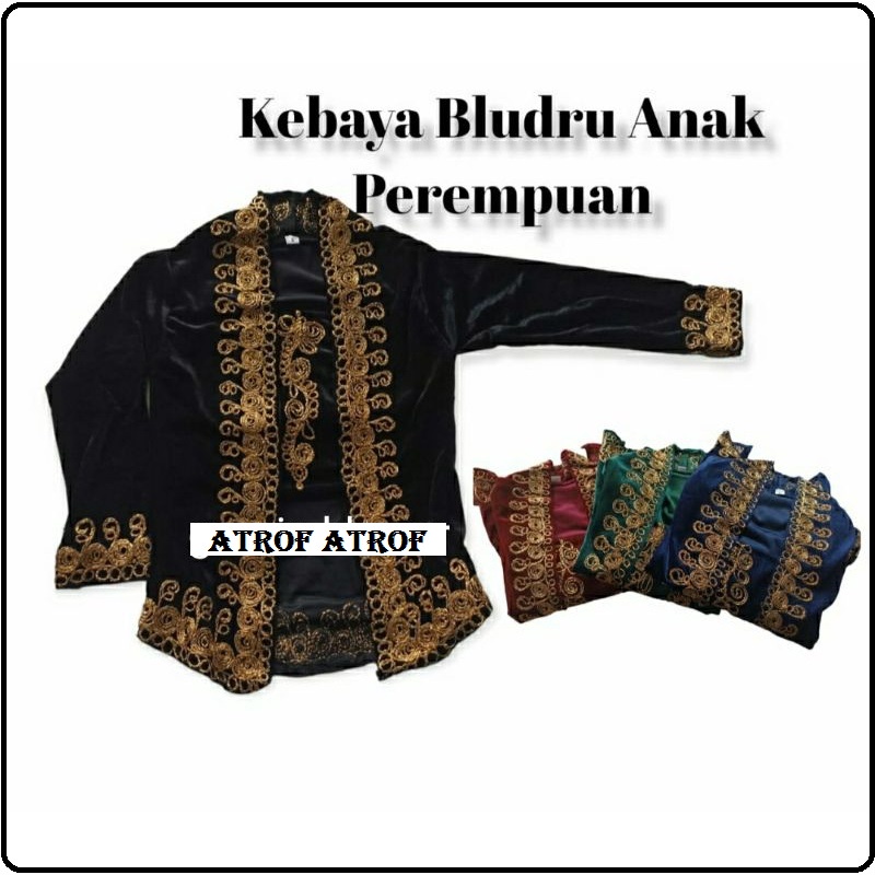 Kebaya beludru anak // Kebaya anak perempuan // Baju adat anak perempuan // Kebaya Bludru Kartini