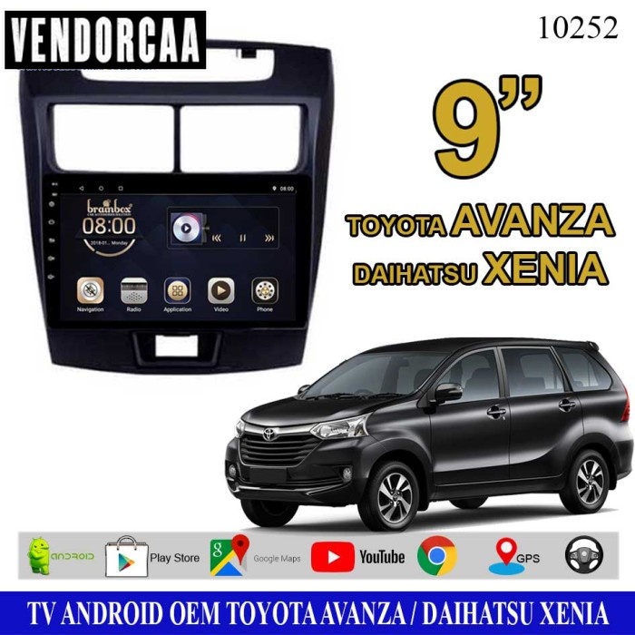 TV OEM Android Avanza Xenia Headunit Tape Mobil TV Mobil