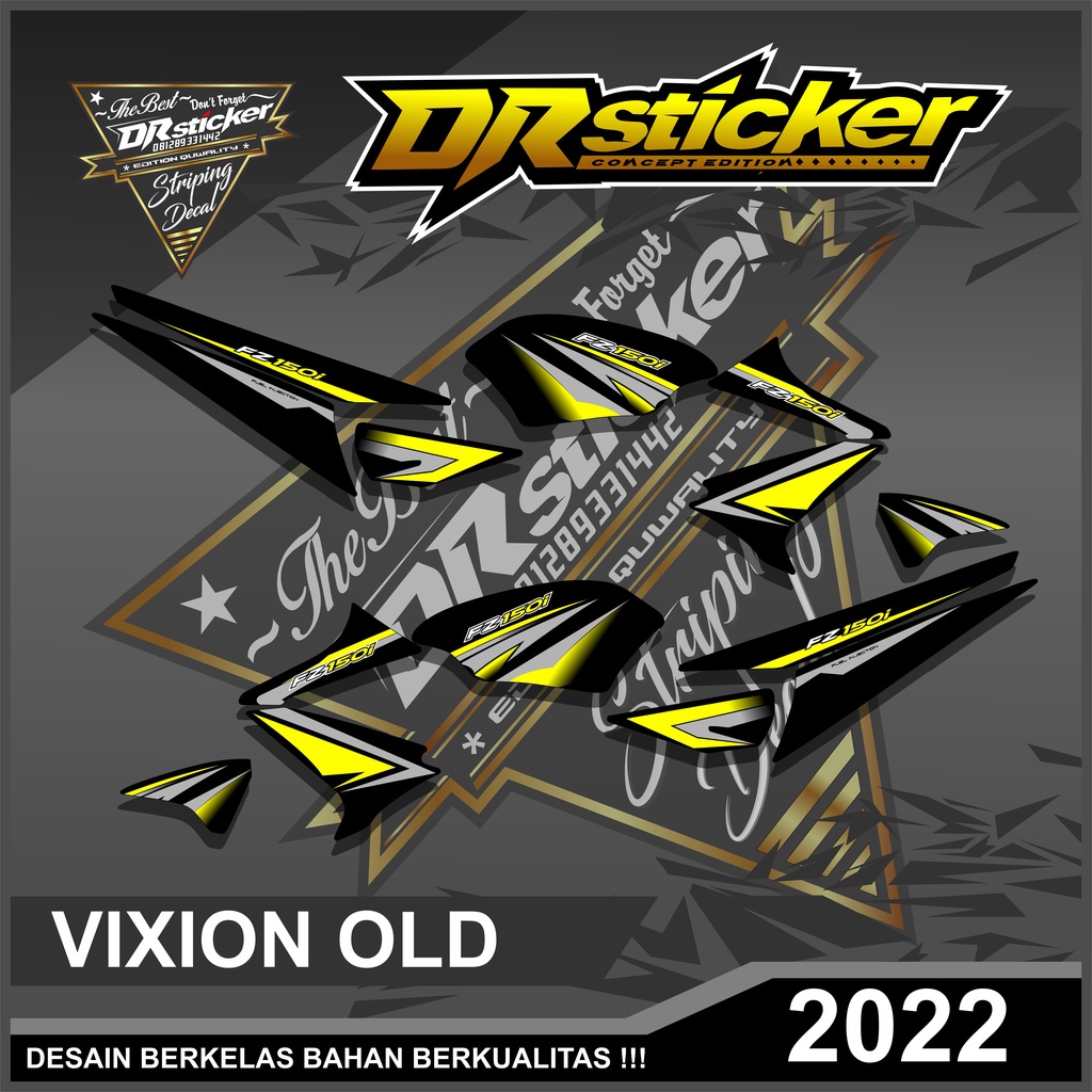 2022 Striping Vixion Old - Striping Variasi List Vixion Old Racing semi full