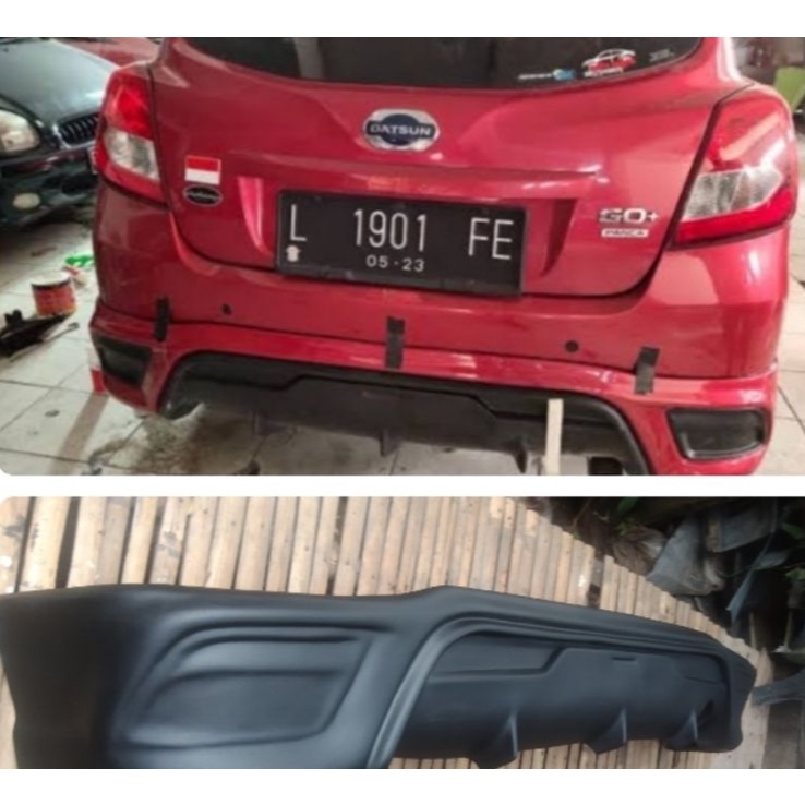 bodykit belakang Datsun go+dan panca tahun 2015 2016 2017 2018