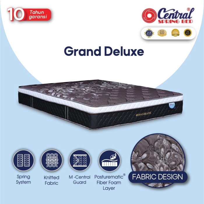 Central Spring Bed ® Springbed Central Grand Deluxe 90 x 200 Full Set - HANYA MATRAS