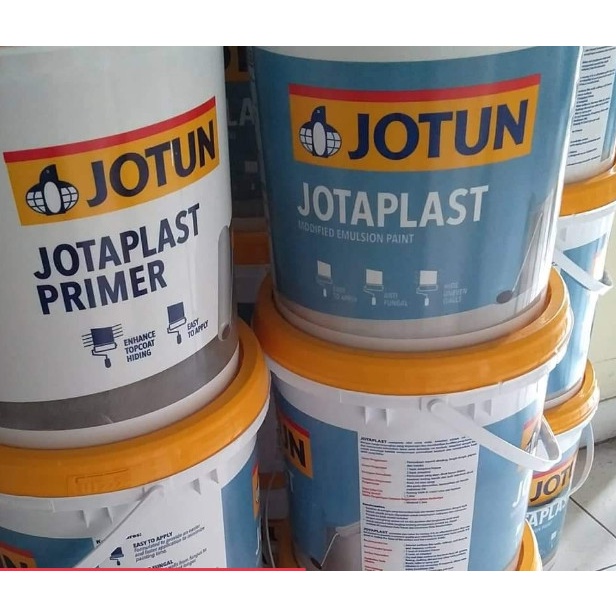 JOTAPLAST CAT TEMBOK INTERIOR JOTUN 5 KG 3,5L  SEMUA WARNA - Putih