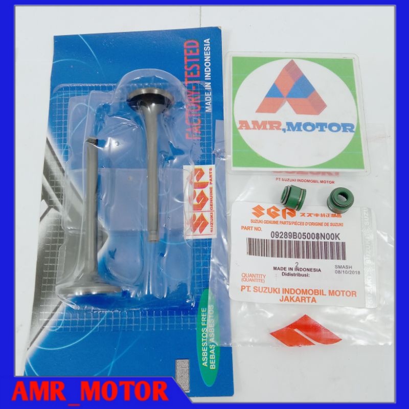 Klep Set Payung Klep + Seal Klep Suzuki Smash New Smash Old Shogun