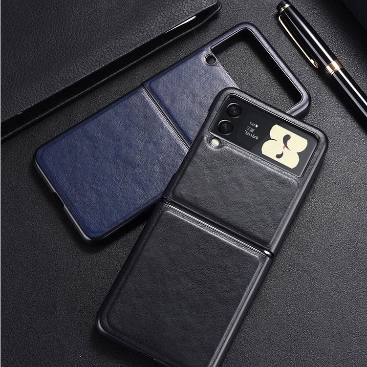 EllaStuff Samsung Z Flip 4 5G case Softcase PREMIUM LEATHER Case Casing Hp Samsung Z Flip 4 5G
